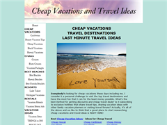 Cheap Family Vacations and Travel Ideas
