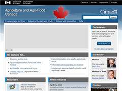 Agriculture and Agri-Food Canada Online
